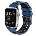 Dây đồng hồ silicone khóa đôi hàng chéo, Dành cho Apple Watch SE 2022 40mm, Dành cho Apple Watch SE 2022 44mm, Dành cho Apple Watch Series 9 41mm, Dành cho Apple Watch Series 8 41mm, Dành cho Apple Watch Series 8 45mm
