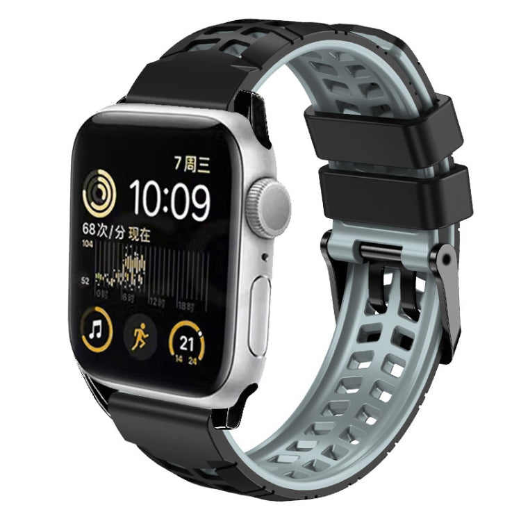 Dây đồng hồ silicone khóa đôi hàng chéo, Dành cho Apple Watch SE 40mm, Dành cho Apple Watch SE 44mm, Dành cho Apple Watch Series 7 41mm, Dành cho Apple Watch Series 7 45mm, Dành cho Apple Watch Series 6 40mm