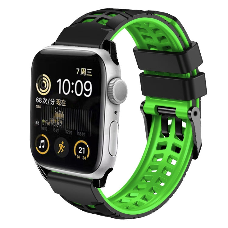Dây đồng hồ silicone khóa đôi hàng chéo, Dành cho Apple Watch SE 40mm, Dành cho Apple Watch SE 44mm, Dành cho Apple Watch Series 7 41mm, Dành cho Apple Watch Series 7 45mm, Dành cho Apple Watch Series 6 40mm