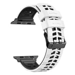 Dây đồng hồ silicone khóa đôi hàng chéo, Dành cho Apple Watch SE 40mm, Dành cho Apple Watch SE 44mm, Dành cho Apple Watch Series 7 41mm, Dành cho Apple Watch Series 7 45mm, Dành cho Apple Watch Series 6 40mm