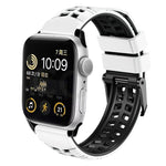Dây đồng hồ silicone khóa đôi hàng chéo, Dành cho Apple Watch SE 40mm, Dành cho Apple Watch SE 44mm, Dành cho Apple Watch Series 7 41mm, Dành cho Apple Watch Series 7 45mm, Dành cho Apple Watch Series 6 40mm