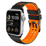 Dây đồng hồ silicone khóa đôi hàng chéo, Dành cho Apple Watch SE 40mm, Dành cho Apple Watch SE 44mm, Dành cho Apple Watch Series 7 41mm, Dành cho Apple Watch Series 7 45mm, Dành cho Apple Watch Series 6 40mm