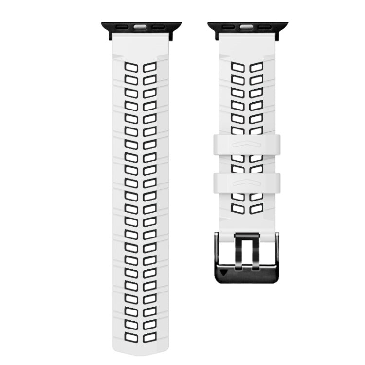 Dây đồng hồ silicone khóa đôi hàng chéo, Dành cho Apple Watch Series 4 40mm, Dành cho Apple Watch Series 3 38mm, Dành cho Apple Watch 38mm, Dành cho Apple Watch Series 3 42mm, Dành cho Apple Watch Series 2 42mm