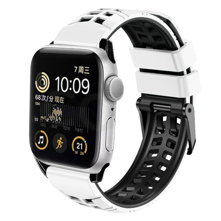 Dây đồng hồ silicone khóa đôi hàng chéo, Dành cho Apple Watch Series 4 40mm, Dành cho Apple Watch Series 3 38mm, Dành cho Apple Watch 38mm, Dành cho Apple Watch Series 3 42mm, Dành cho Apple Watch Series 2 42mm