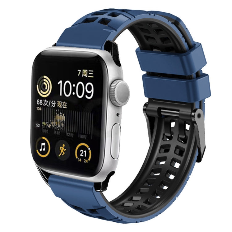 Dây đồng hồ silicone khóa đôi hàng chéo, Dành cho Apple Watch Series 4 40mm, Dành cho Apple Watch Series 3 38mm, Dành cho Apple Watch 38mm, Dành cho Apple Watch Series 3 42mm, Dành cho Apple Watch Series 2 42mm