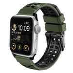Dây đồng hồ silicone khóa đôi hàng chéo, Dành cho Apple Watch SE 2022 40mm, Dành cho Apple Watch SE 2022 44mm, Dành cho Apple Watch Series 9 41mm, Dành cho Apple Watch Series 8 41mm, Dành cho Apple Watch Series 8 45mm