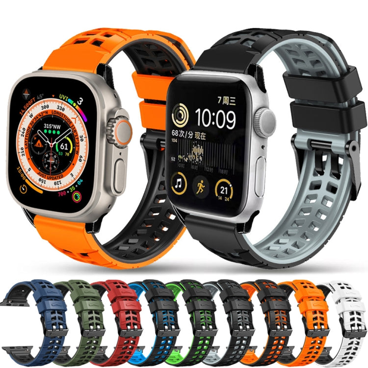 Dây đồng hồ silicone khóa đôi hàng chéo, Dành cho Apple Watch SE 2022 40mm, Dành cho Apple Watch SE 2022 44mm, Dành cho Apple Watch Series 9 41mm, Dành cho Apple Watch Series 8 41mm, Dành cho Apple Watch Series 8 45mm