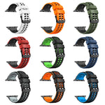 Dây đồng hồ silicone khóa đôi hàng chéo, Dành cho Apple Watch SE 40mm, Dành cho Apple Watch SE 44mm, Dành cho Apple Watch Series 7 41mm, Dành cho Apple Watch Series 7 45mm, Dành cho Apple Watch Series 6 40mm