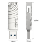 USB 3.2 + USB-C / Type-C đầu kép Lenovo Thinkplus MU232, 64GB, 128GB, 256GB