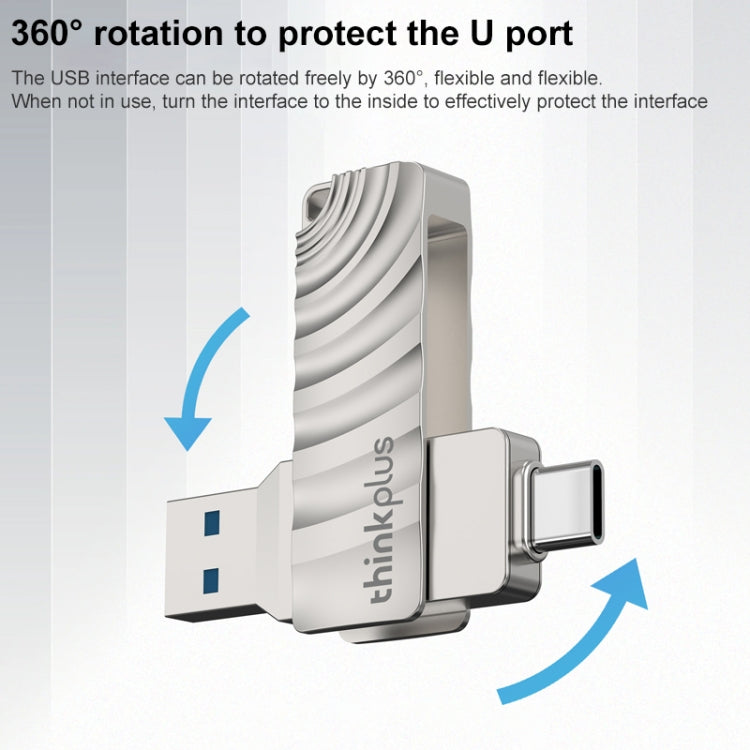 USB 3.2 + USB-C / Type-C đầu kép Lenovo Thinkplus MU232, 64GB, 128GB, 256GB