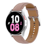 Leather Replacement Watch Band, For Samsung Galaxy Watch 6 / 6 Classic
