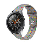 Dây đồng hồ silicone chấm cầu vồng thể thao, dành cho Samsung Galaxy Watch 6 / 6 Classic