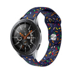 Dây đồng hồ silicone chấm cầu vồng thể thao, dành cho Samsung Galaxy Watch 6 / 6 Classic