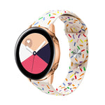 Dây đồng hồ silicone chấm cầu vồng thể thao, dành cho Samsung Galaxy Watch 6 / 6 Classic