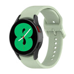 Dây đồng hồ silicone khóa cài màu trơn cho Samsung Galaxy Watch 6 / 6 Classic, cỡ L, cỡ S