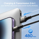 JOYROOM SA25-CL3 Cáp dữ liệu sạc nhanh 30W USB-C/Type-C sang 8 Pin, dài 1.2m, 2m, 3m