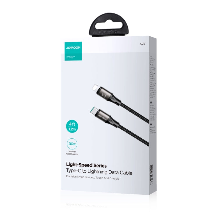 JOYROOM SA25-CL3 Cáp dữ liệu sạc nhanh 30W USB-C/Type-C sang 8 Pin, dài 1.2m, 2m, 3m
