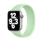 Dây đeo đồng hồ silicone đàn hồi màu trơn thay thế cho Apple Watch Series 5 & 4 40mm / 3 & 2 & 1 38mm, Kích thước: S 130mm, S 130mm, M 143mm, L 156mm