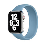 Dây đeo đồng hồ silicone đàn hồi màu trơn thay thế cho Apple Watch Series 5 & 4 40mm / 3 & 2 & 1 38mm, Kích thước: S 130mm, S 130mm, M 143mm, L 156mm
