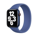 Dây đeo đồng hồ silicone đàn hồi màu trơn thay thế cho Apple Watch Series 5 & 4 44mm / 3 & 2 & 1 42mm, Kích thước: S 130mm, S 130mm, Kích thước: M 143mm, M 143mm, Kích thước: L 156mm, L 156mm