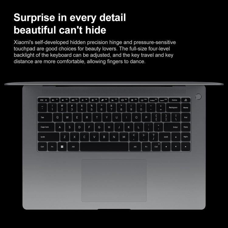 Xiaomi Book Pro 16 2022 Laptop, Màn hình cảm ứng 16 inch Windows 11 Home Phiên bản Trung Quốc, Intel thế hệ 12 Core i7-1260P RTX2050 Card đồ họa rời, i7-1260P RTX2050