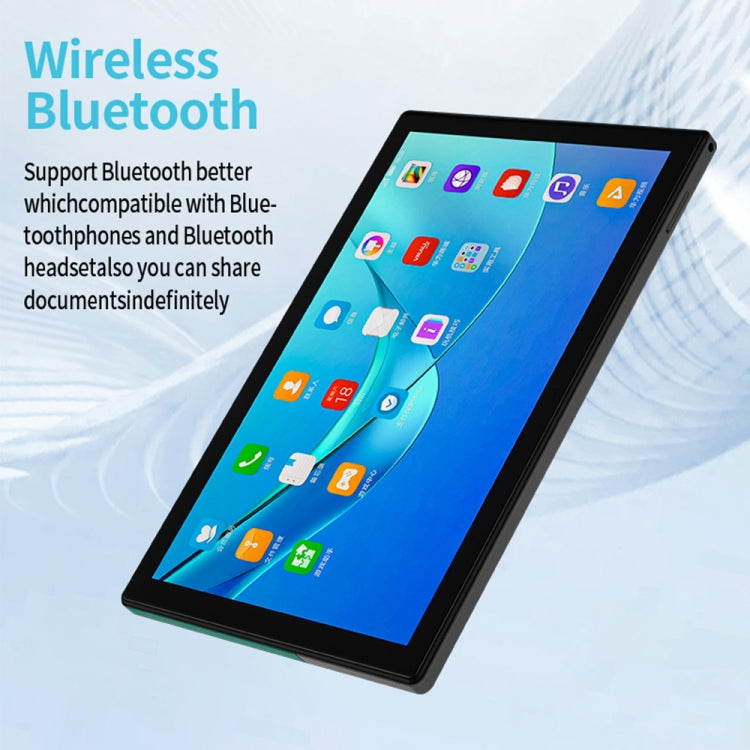 Máy tính bảng BDF P70 4G LTE 10.1 inch, Android 12 MTK6762 tám nhân, Hỗ trợ SIM kép, phích cắm EU, 8GB+256GB
