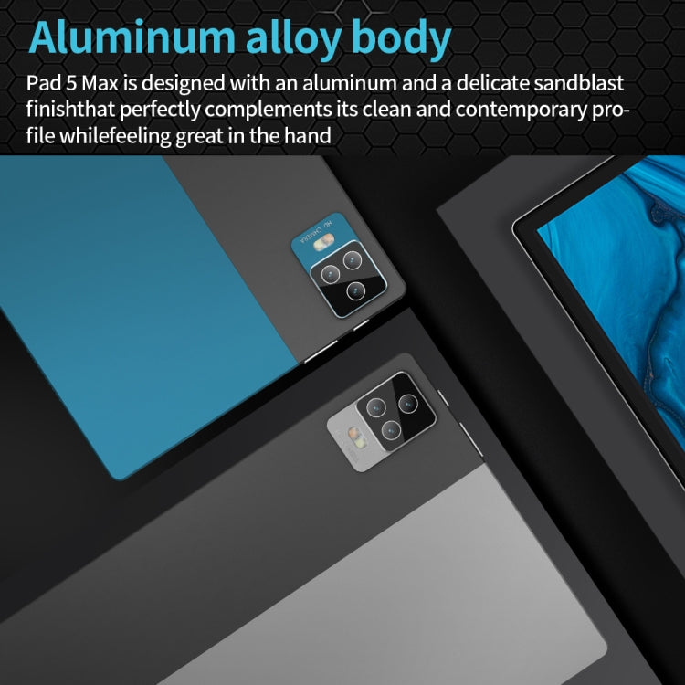 Máy tính bảng BDF P70 4G LTE 10.1 inch, Android 12 MTK6762 tám nhân, Hỗ trợ SIM kép, phích cắm EU, 8GB+256GB