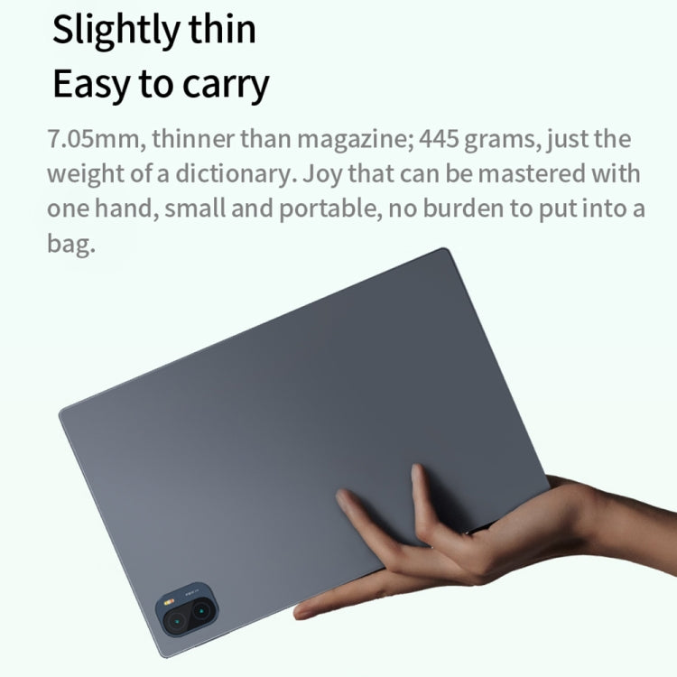 Máy tính bảng BDF P90 4G LTE 10.1 inch, Android 12 MTK6762 tám nhân, Hỗ trợ SIM kép, phích cắm EU, 8GB+256GB