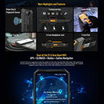 Ulefone Armor X13, điện thoại bền bỉ IP68/IP69K, màn hình 6.52 inch Android 15 MediaTek Helio G36 Octa Core, Mạng: 4G, NFC, OTG, 6GB+64GB