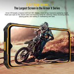 Ulefone Armor X13, điện thoại bền bỉ IP68/IP69K, màn hình 6.52 inch Android 15 MediaTek Helio G36 Octa Core, Mạng: 4G, NFC, OTG, 6GB+64GB