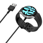 Cáp sạc đồng hồ kim loại từ tính cổng USB-A, cho Samsung Galaxy Watch 6 / 6 Classic