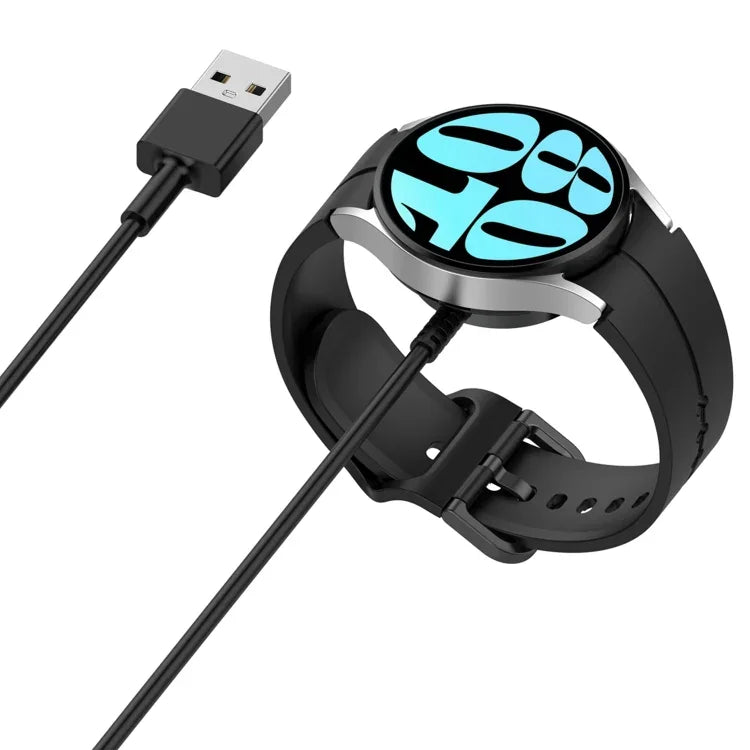 Cáp sạc đồng hồ kim loại từ tính cổng USB-A, cho Samsung Galaxy Watch 6 / 6 Classic