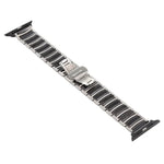 Dây đồng hồ thép gốm, dành cho Apple Watch Series 8&7 41mm / SE 2&6&SE&5&4 40mm / 3&2&1 38mm, dành cho Apple Watch Series 7 45mm / 6 & SE & 5 & 4 44mm / 3 & 2 & 1 42mm, dành cho Apple Watch Series 7 41mm / 6 & SE & 5 & 4 40mm / 3 & 2 & 1 38mm