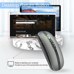 Chuột không dây HXSJ M113 2400DPI chế độ kép 2.4GHz + Bluetooth 5.1