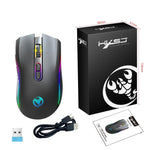Chuột không dây HXSJ T69 4800DPI RGB 2.4GHz, T69