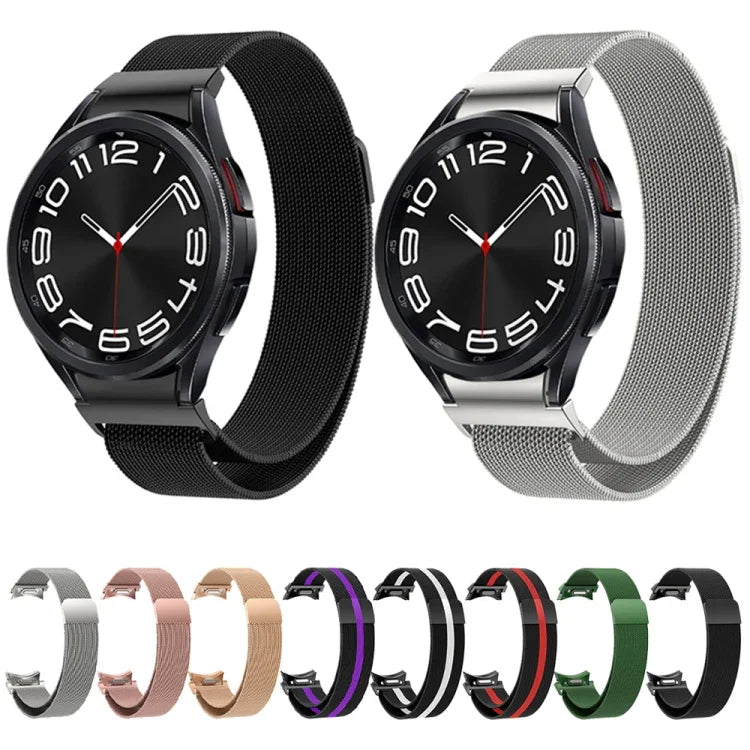 Dây đồng hồ kim loại Milanese, cho Samsung Galaxy Watch 6