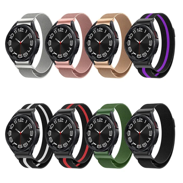 Dây đồng hồ kim loại Milanese, cho Samsung Galaxy Watch 6