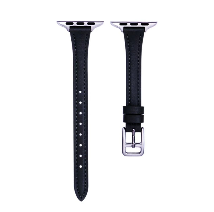 Dây đồng hồ Da thật mảnh hình chữ T, Dành cho Apple Watch Series 2 42mm, Dành cho Apple Watch 2 38mm, Dành cho Apple Watch 42mm, Dành cho Apple Watch 38mm