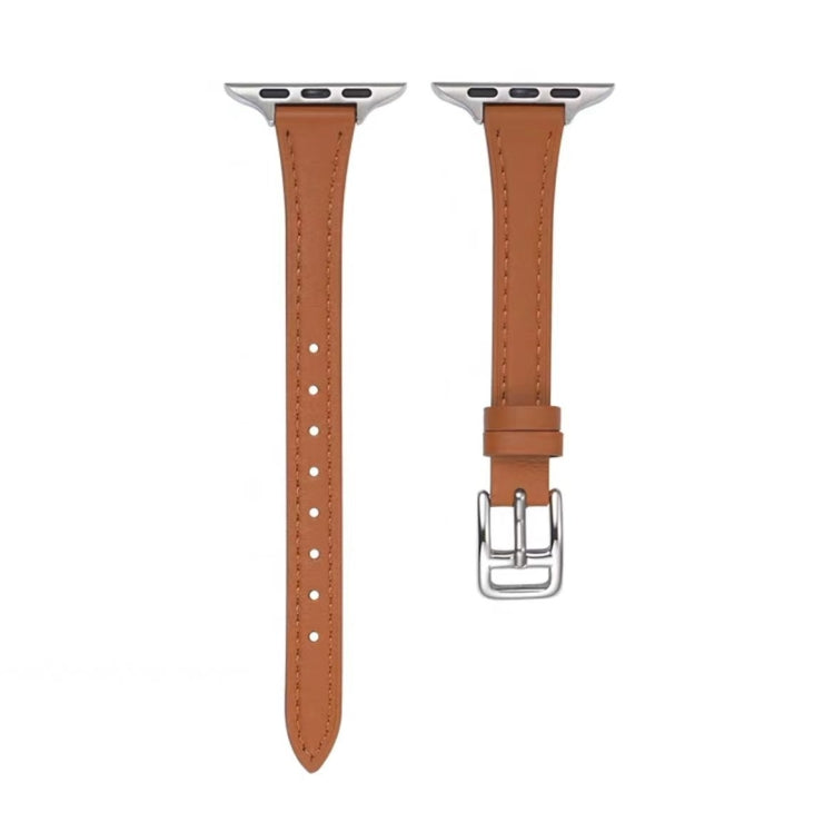 Dây đồng hồ Da thật mảnh hình chữ T, Dành cho Apple Watch Series 2 42mm, Dành cho Apple Watch 2 38mm, Dành cho Apple Watch 42mm, Dành cho Apple Watch 38mm