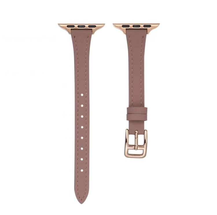Dây đồng hồ Da thật mảnh hình chữ T, Dành cho Apple Watch Series 2 42mm, Dành cho Apple Watch 2 38mm, Dành cho Apple Watch 42mm, Dành cho Apple Watch 38mm