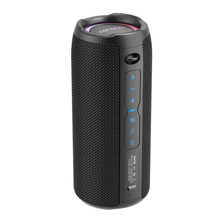 Loa Bluetooth không dây ngoài trời Zealot S49 Pro 20W có đèn RGB, S49 Pro