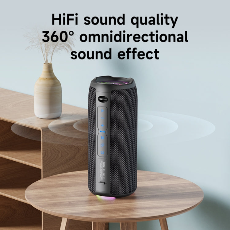 Loa Bluetooth không dây ngoài trời Zealot S49 Pro 20W có đèn RGB, S49 Pro