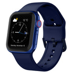 Dây đồng hồ silicone khóa chốt, cho Apple Watch Series 8 41mm