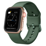 Pin Buckle Silicone Watch Band, For Apple Watch SE 40mm