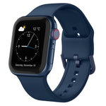 Pin Buckle Silicone Watch Band, For Apple Watch SE 40mm
