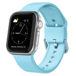 Pin Buckle Silicone Watch Band, For Apple Watch SE 40mm