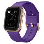 Dây đồng hồ silicone khóa chốt, cho Apple Watch Series 6 40mm