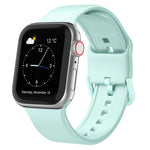 Pin Buckle Silicone Watch Band, For Apple Watch Series 5 44mm