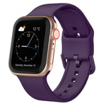 Dây đồng hồ silicone khóa chốt, cho Apple Watch Series 3 42mm