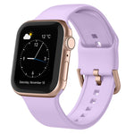Dây đồng hồ silicone khóa chốt, cho Apple Watch Series 3 42mm